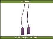 Щетка генератора 4,6*6,35*15,4 12V VW Golf 1.4 06- (ком-кт 2 шт.) CGPX602 Cargo