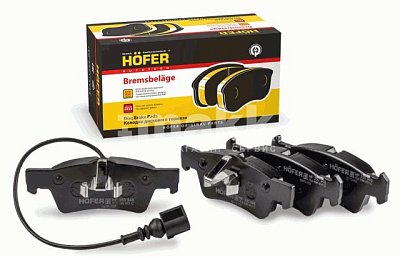 Колодки тормозные задние HF 350 948 HOFER