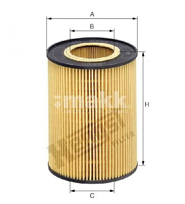 Фильтр масляный Hengst E34H D213 (HU 1270 x) DAF CF75, CF85, XF95