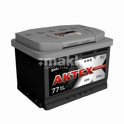 Аккумуляторная батарея 77 Ач Aктех Standart о/п 27,8*17,5*19