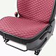 Накидки на сиденье Car Performance передние 2 шт  fiberflax розовые CUS-1032 PINK