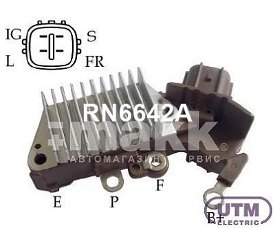 Реле генератора Toyota AVENSIS AZT250 1,8 1ZZ-FE RN6642A UTM