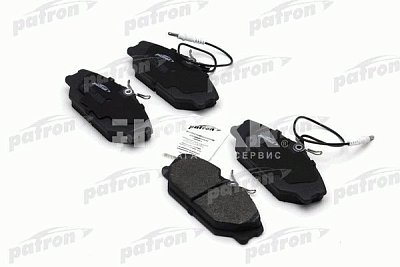 Колодки тормозные дисковые передние PBP406 PATRON