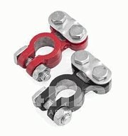 Клемма АКБ свинец универсальная крепление жилы планкой комплект 2 шт  BAT/TER-107