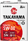Масло моторное TAKAYAMA Adaptec 5W30 синт. API SN ILSAC GF-5  4л металл Акция 4л+1л