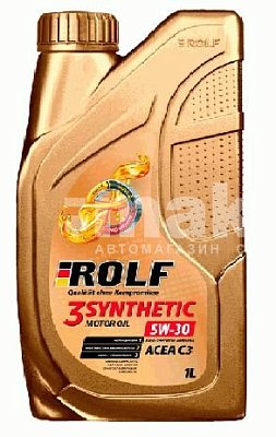 Масло моторное ROLF 3-SYNTHETIC синт. 5W30 С3 1л