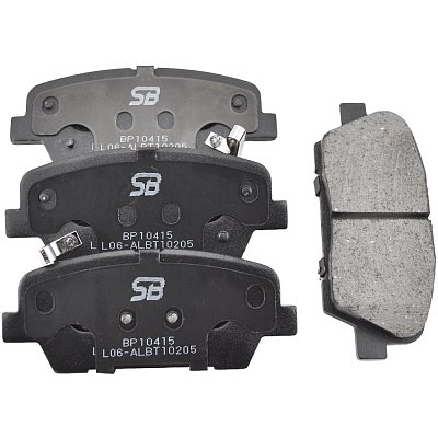Колодки тормозные дисковые задние HYUNDAI Santa Fe, Kia Sorento GENESIS G70 BP10415 SB NAGAMOCHI
