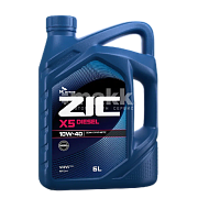 Масло моторное ZIC X5 Diesel 10W40 полусинтетическое 6л