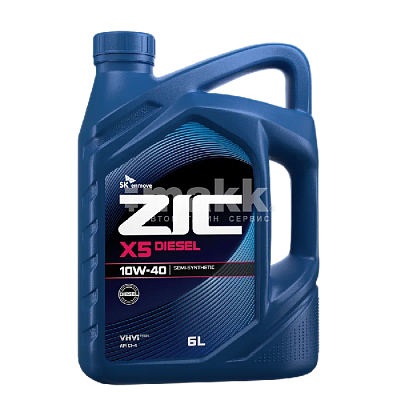 Масло моторное ZIC X5 Diesel 10W40 полусинтетическое 6л