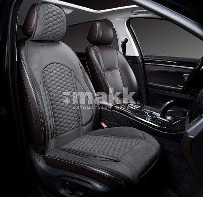 Накидки PSV Blank FRONT Серый,велюр,на переднее сиденье 1шт