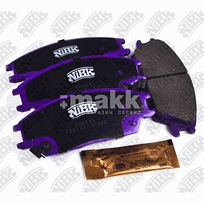 Колодки тормозные передние PN0091 NIBK