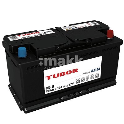 Аккумуляторная батарея 95 Ач Tubor AGM о/п 35,3*17,5*19,0