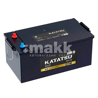 Аккумуляторная батарея 240 Ач Katatsu EFB Gold о/п 51,6*27,5*24,1