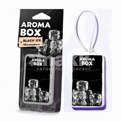 Ароматизатор подвесной "BLACK ICE" "Aroma Box" B-17