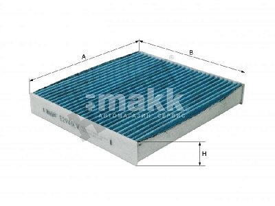 Фильтр салонный Hengst E2945LV (FP 1919) DAIHATSU, JAGUAR, LAND ROVER, LEXUS противоаллергенный 