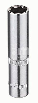 Головка торцевая глубокая шестигранная 1/4" 8 мм Кraft 700655