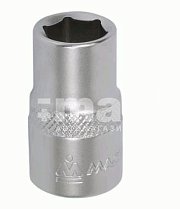 Головка торцевая стандартная шестигранная 1/2", 08 мм Мастак 000-40008