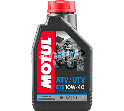 Масло моторное Motul квадро ATV UTV 4T 10W40 API SL/SJ 1л