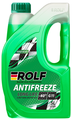 Антифриз ROLF  (-40) G11 Green 5л (зеленый)
