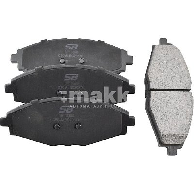 Колодки тормозные дисковые передние CHEVROLET Matiz, Lanos, Spark QQ Sweet BP10390 SB NAGAMOCHI