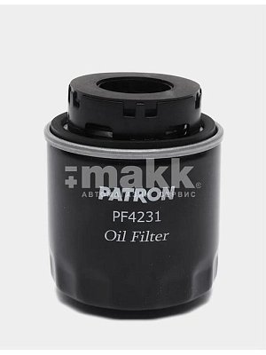 Фильтр масляный PATRON PF4231 (W 712/94) AUDI:A1,A3/VW:GOLF V VI,Jetta,PASSAT,TOURAN,POLO 1.4 TSI 07