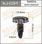 Клипса пластм. крепежная KJ-031/К-031 Masuma