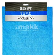 Салфетка из микрофибры 50x60 Green Star синяя 300 гр/м2 