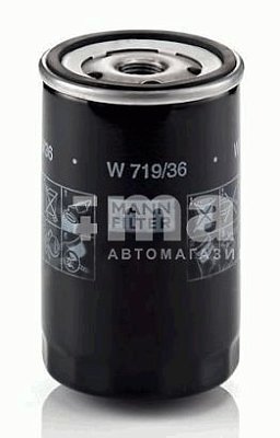 Фильтр масляный MANN W 719/36 Jaguar S-Type, X-Type 01-09, XF
