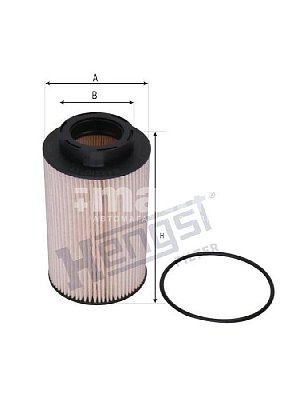 Фильтр топливный Hengst E422KP11 D98 (PU 1059 X) KNORR-BREMSE, LIEBHERR, MAN, замена E422KP D98