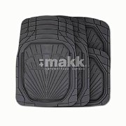 Коврики-ванночка 4 предмета вырезаемые Autoprofi черный (MAT-510 BK)