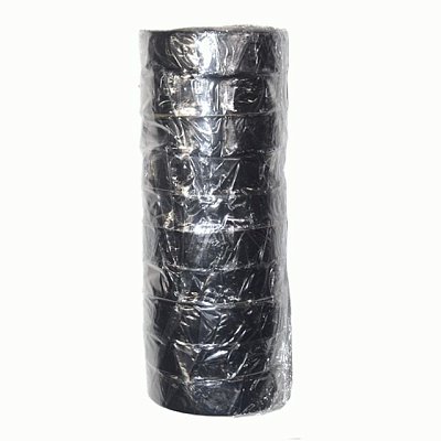 Изолента Terminator ПВХ огнеупорная суперпрочная черная (19мм*20м) ICA8P Премиум