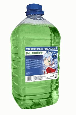 Незамерзающая жидкость Green Star  -30C 4л