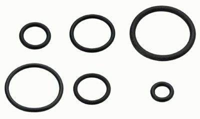 Кольцо уплотнительное резиновое из набора Сибртех, D7 - 53 мм, 404 предм.47597