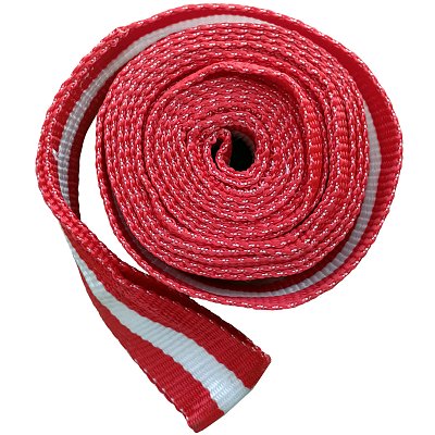 Трос 12т 5м буксировочный ленточный 2 петли в сумке Green Star