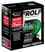 Масло моторное ROLF Energy 10W40 полусинтетическое Акция 4л+1л