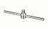 Вороток 1/4", 125 мм, Т-образный Kraft 700628