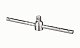 Вороток 1/4", 125 мм, Т-образный Kraft 700628