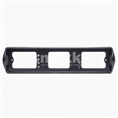 Рамка номерного знака с боковой подсветкой черная DELTA