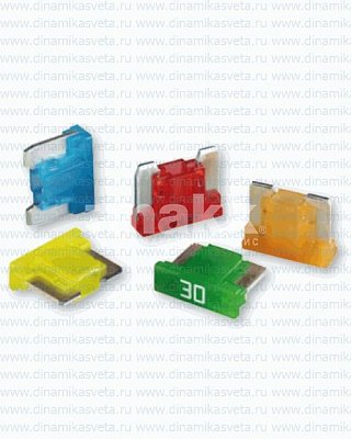 Предохранитель флажковый 7,5А (без ножек) Mini Low Profile (TESLA)