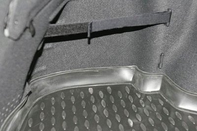 Коврик в багажник Novline Solaris 2010-2014, 2014+ сед. comfort,optima, family черный 1шт