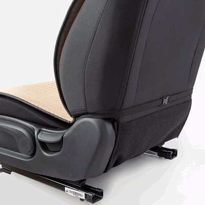 Накидки на сиденье Car Performance передние 2 шт  fiberflax бежевые CUS-1042 BE