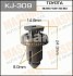 Клипса пластм. крепежная KJ-309 Masuma