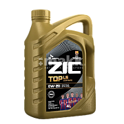 Масло моторное ZIC TOP 0W20 синтетическое 4л