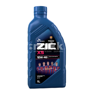 Масло моторное ZIC X5 10W40  полусинтетическое 1л