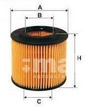 Фильтр масляный EO31040 Sakura (OE 671, HU 7029 Z) VAG