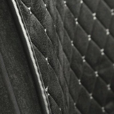 Накидки на весь салон CarPerformance 5 шт алькантара черно-серые 5шт/кор CUS-1015 BK/GY