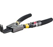 Съемник стопорных колец 150 мм, загнутые губки, разжатие Сервис Ключ 71721