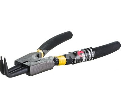 Съемник стопорных колец 150 мм, загнутые губки, разжатие Сервис Ключ 71721
