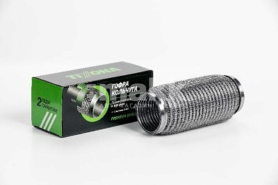 Гофра 64/200 (AISI 304 wire mesh, interlock) P64200WM Tixona