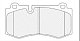 Колодки тормозные дисковые передние BP31453W SB NAGAMOCHI